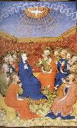 unknow artist The descent of the Espiritu Holy, of Heures to l-usage of Rome Sweden oil painting artist